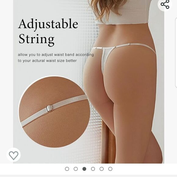 Lace G-String Thong for Women Low Rise Sexy Underwear Comfort T-back New MEDIUM - Picture 2 of 9